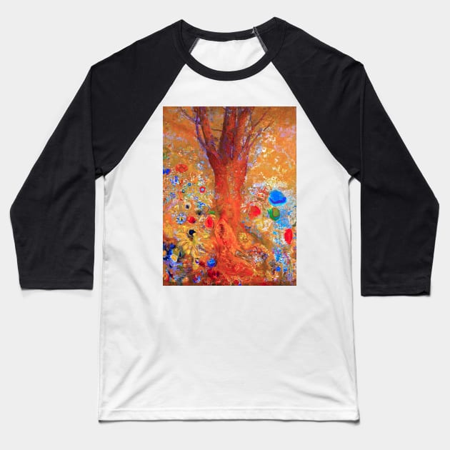 Odilon Redon the buddha Baseball T-Shirt by indusdreaming